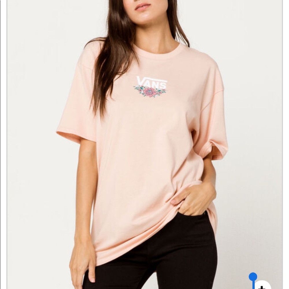 Women’s oversized vans floral shirt